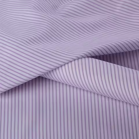 100%棉浅蓝斜纹DP免烫衬衫